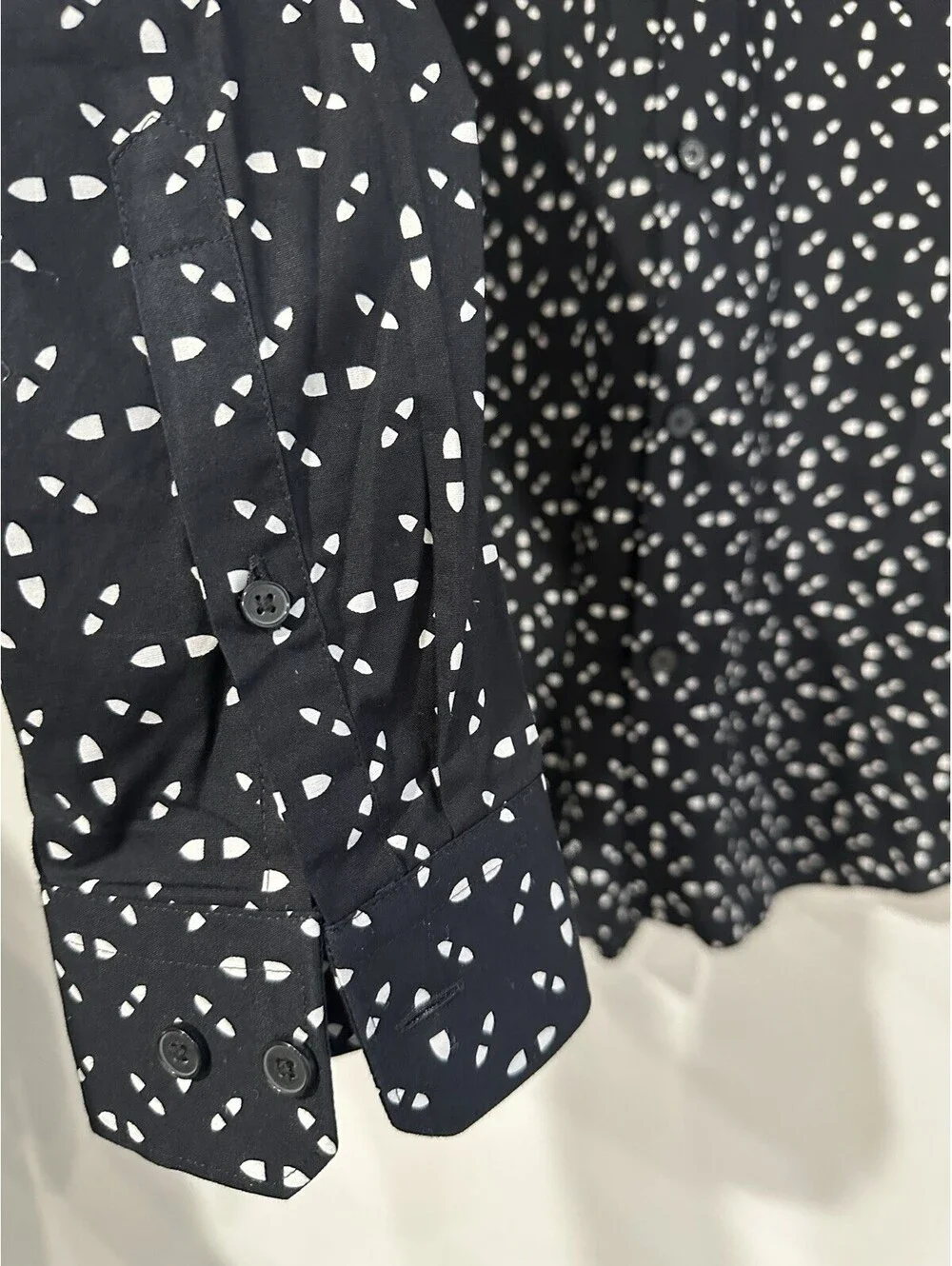 Express Slim Mix Dress Shirt Men’s Small Smart Casual  100% Cotton